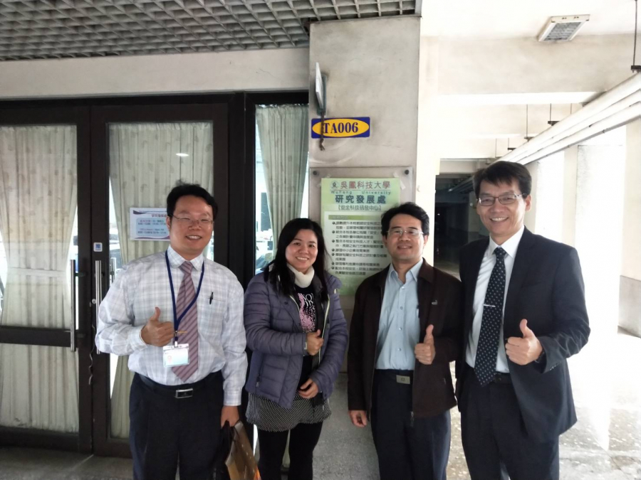 拜訪吳鳳科技大學研究發展處宣導本基金業務