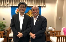 本基金李董事長拜會客委會楊長鎮主任委員，共同研商如何強化對客庄事業的融資協助