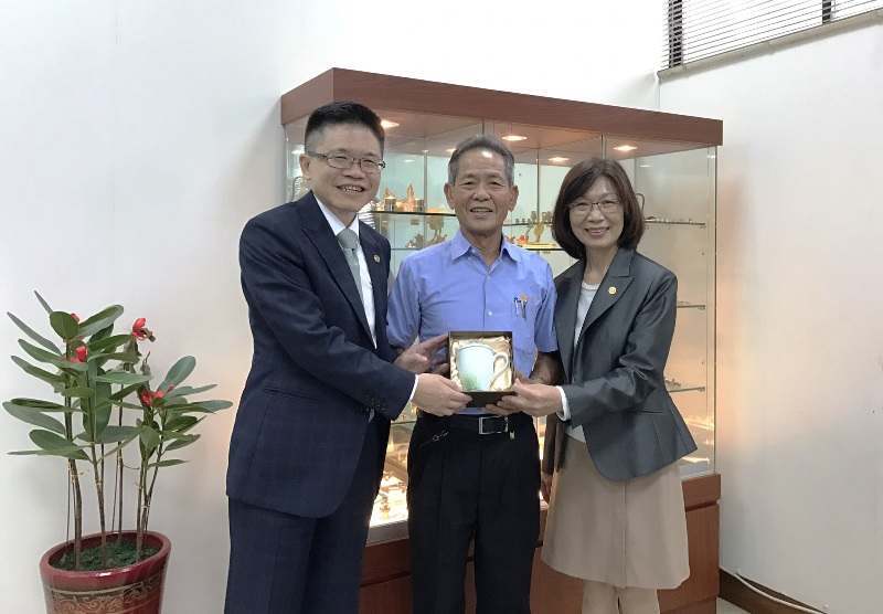 蔡董事長拜會台灣省工業會理事長